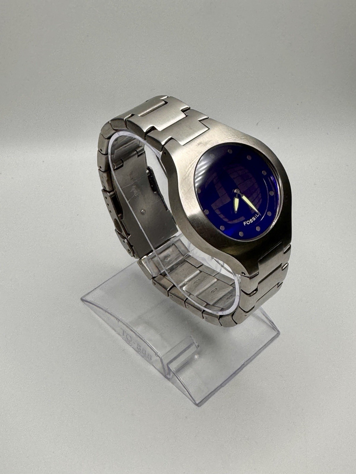 FOSSIL Big Tic JR-8052 Digital Analog Deep Blue Mens Wrist Watch ￼