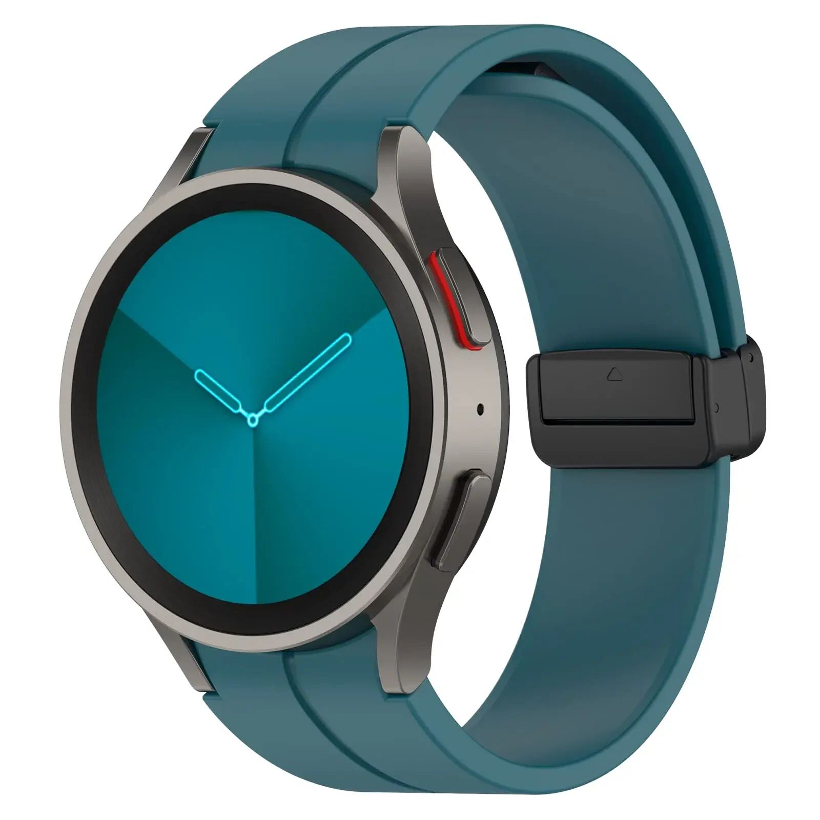 Magnetic Silicone Band Strap For Samsung Galaxy Watch 5 Pro 45mm 4 40 42 46 44mm