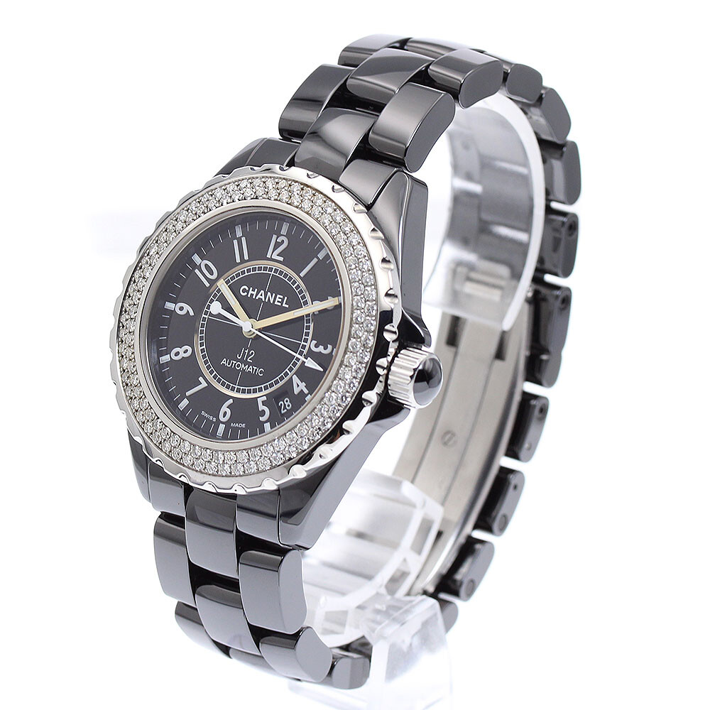 CHANEL J12 H0950 black ceramic diamond bezel black Dial Automatic Men’s_888762