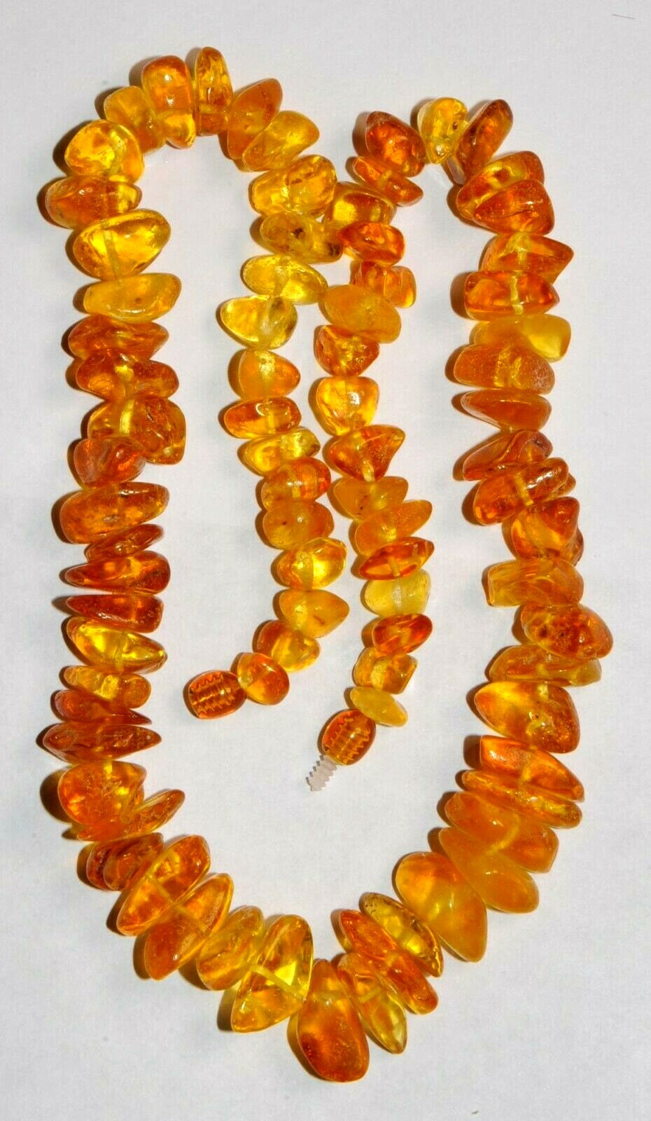 ✅51 cm =46gr RUSSIAN SOVIET BALTIC AMBER BEAD NECKLACE 琥珀 BRACELET STONE PENDANT