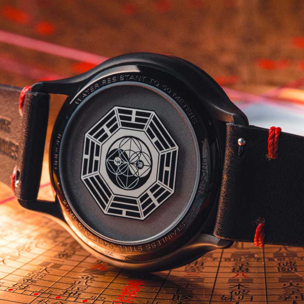-Undone ZEN CARTOGRAPH Hybrid Mecca-Quartz Steel White Black Unisex Watch