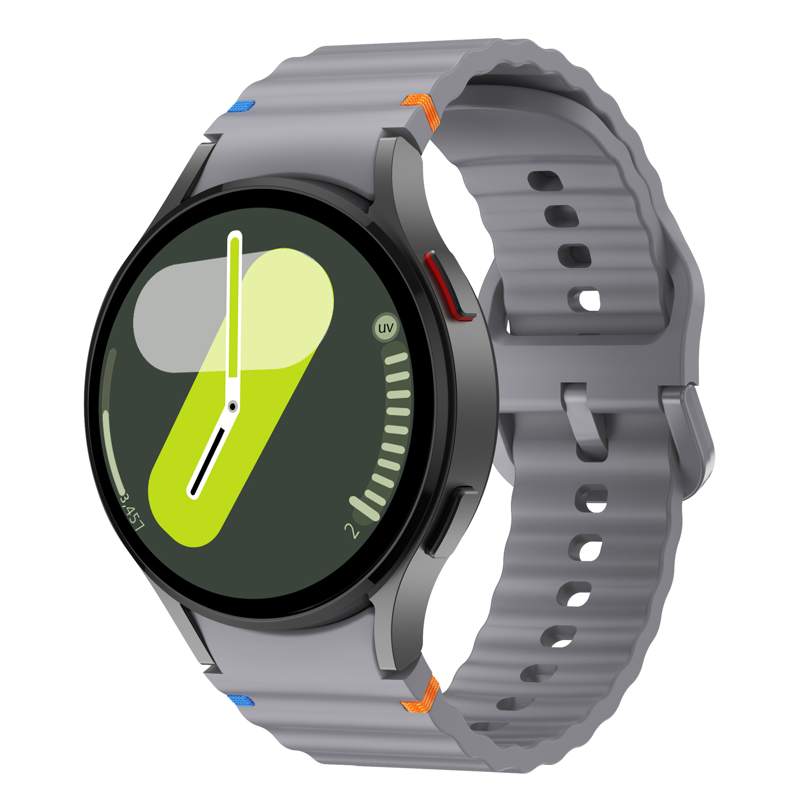 For Samsung Galaxy Watch 7/6/5/4/FE 40/44/47mm Sport Silicone Watch Band Strap