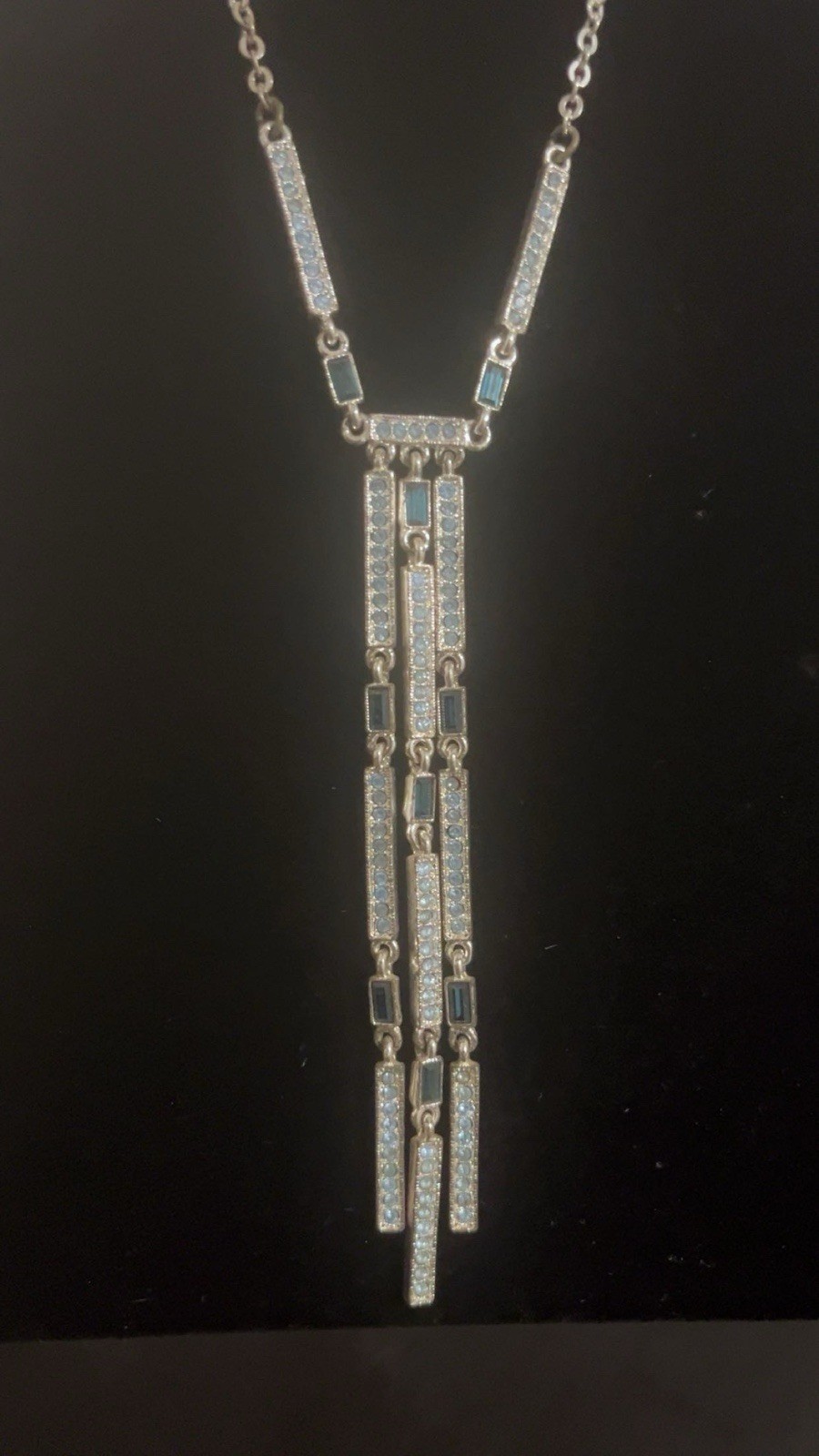 Vintage Napier Crystal Rhinestones Necklace 15 Inches