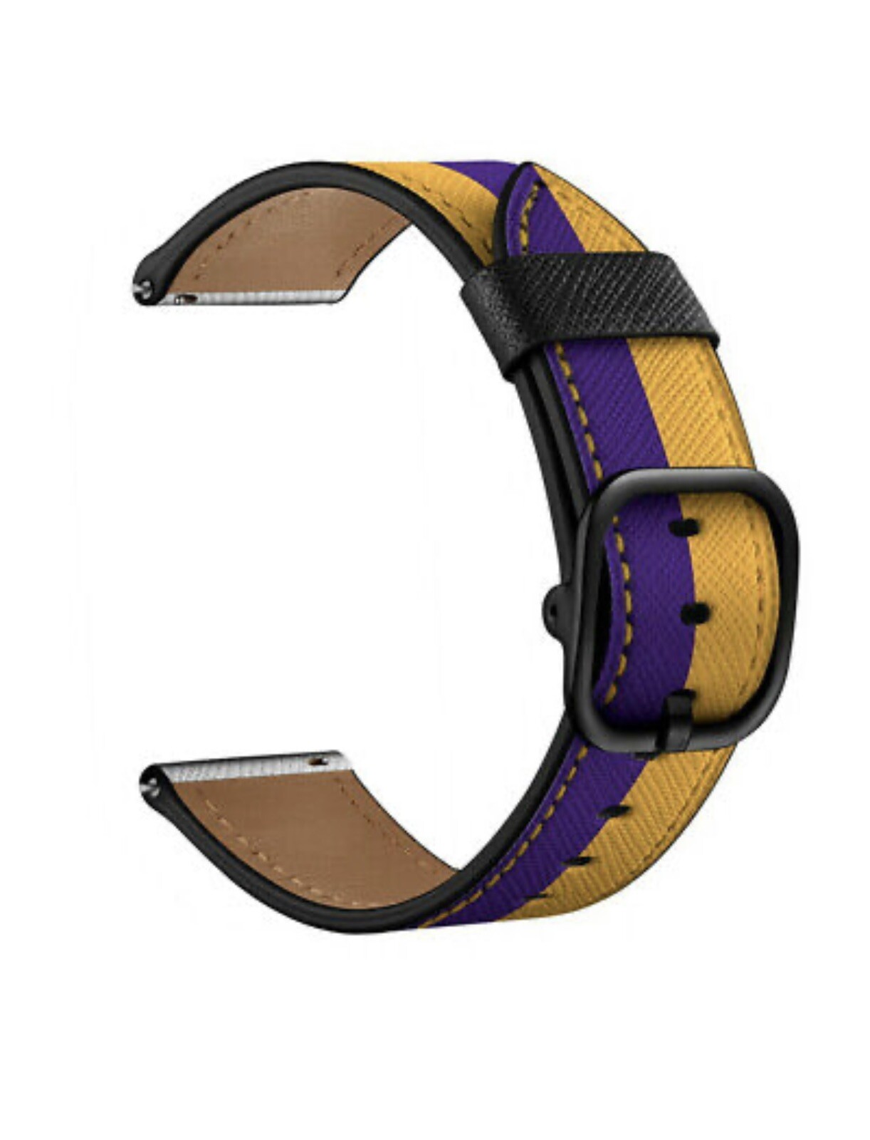 20mm 22mm Quick Release Watch Band Patterned Genuine Leather Univeral Strap