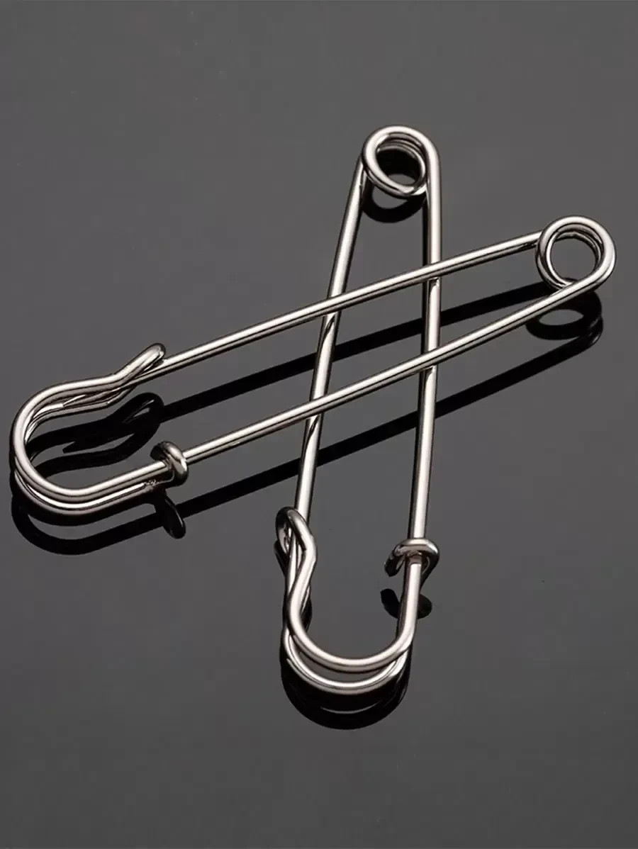 10PCS Heavy-Duty Metal Safety Pins | Brooch Anti-Slip Clothing Repair & Resize
