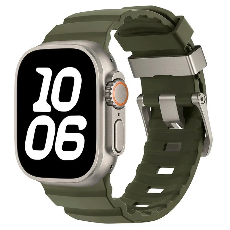Silicone Sport Band for Apple Watch SE Series 11 10 9 8 7 6 5 4 Ultra 2/3 38-49m