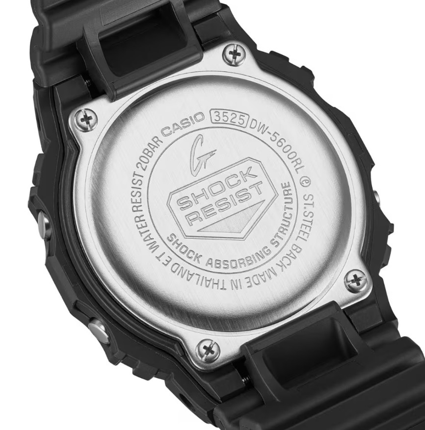 Casio G-Shock Digital Rectangular Black Resin Watch DW-5600RL-1/ DW5600RL-1