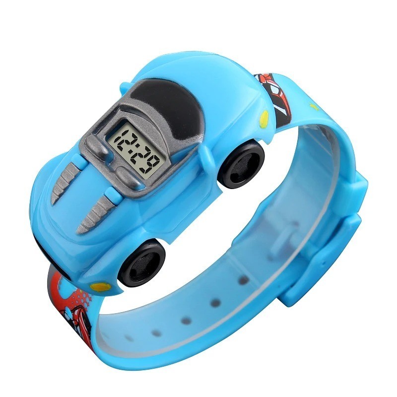 SKMEI Kids Car Cartoon Watch Boys Girls Quartz Wristwatch Birthday Gift New