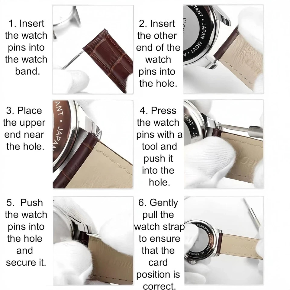 360 Pcs Watch Band Pins (8-25Mm) + Spring Bar Tool and Strap Link Pin Remover