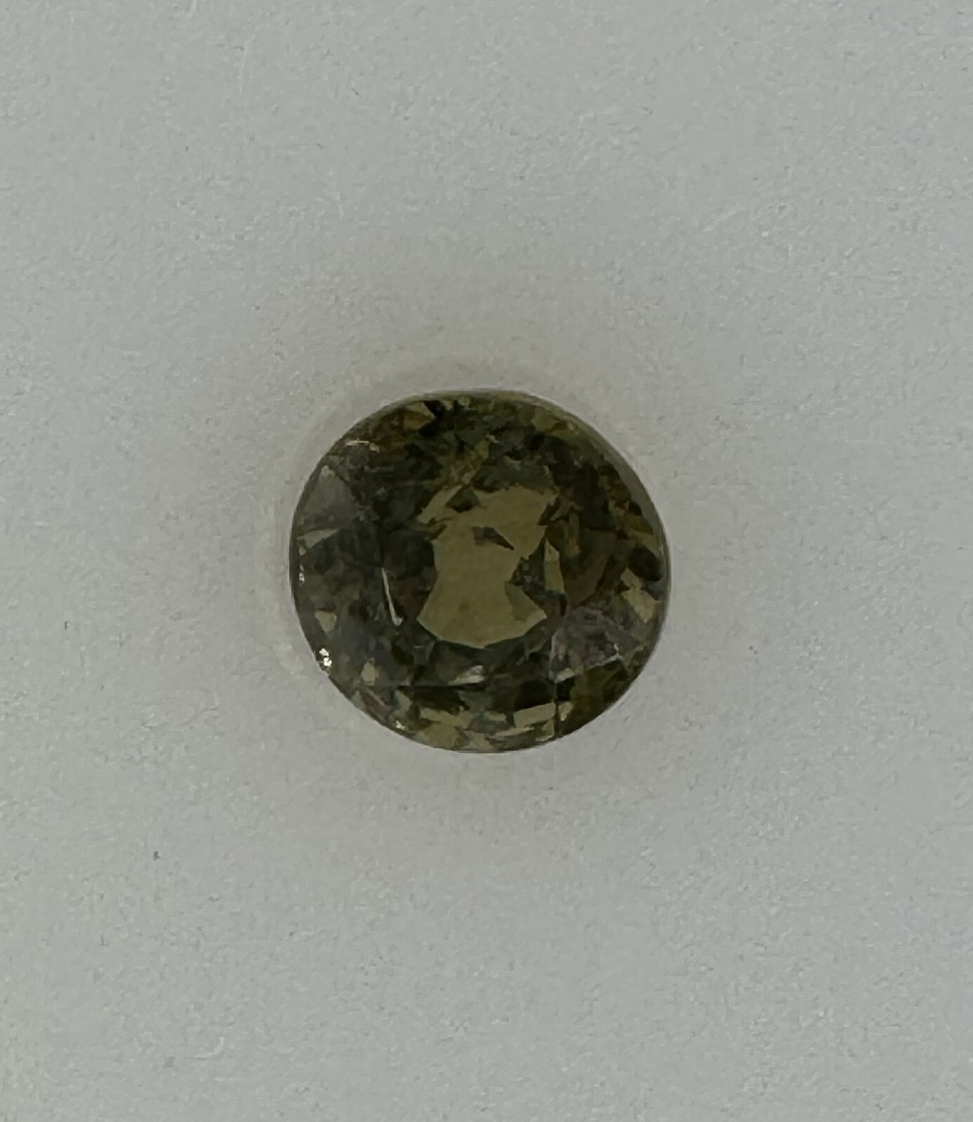 Lemon Green CHRYSOBERYL, 0.67 Carat, 4.5mm, Round, Clean. Natural Gemstone #101