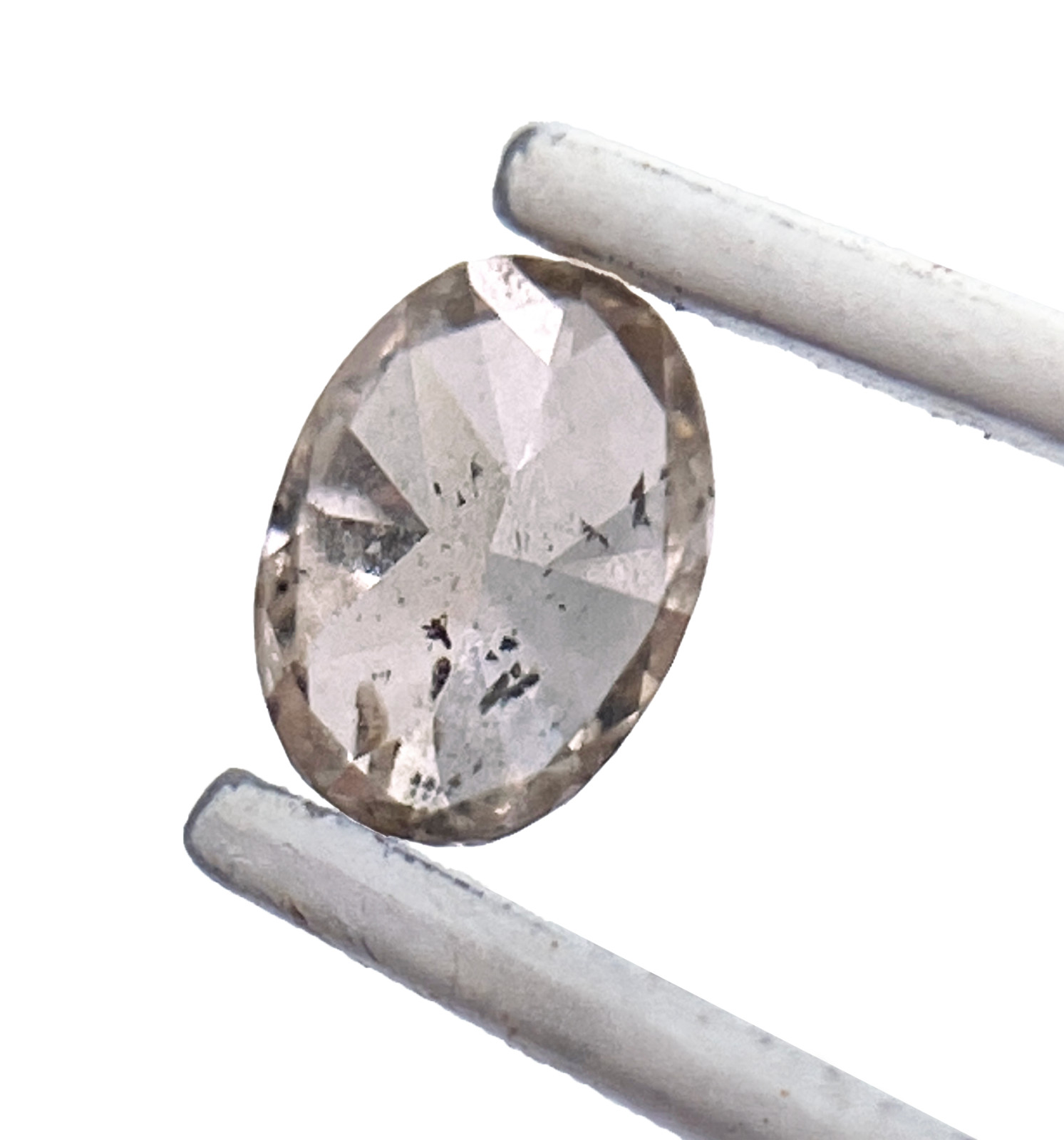 Natural Fancy Brown Salt & Pepper Diamond 0.15ct Oval Brilliant 4.2 x 3mm