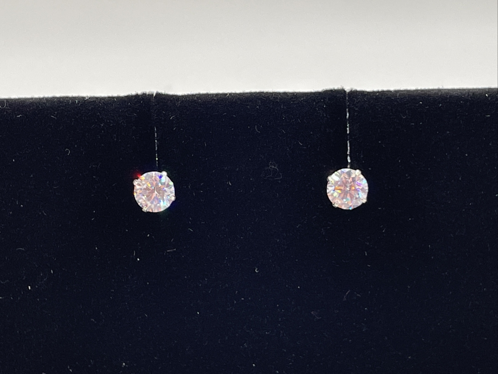 Set of 3Pairs (RD4mm, 5mm and 6mm) Sterling Silver Stud Earrings