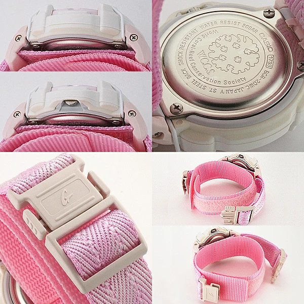 Fujiya CASIO Baby G WCCS BGR 20WC 4EDR Analog Pink Ladies Quartz Watch