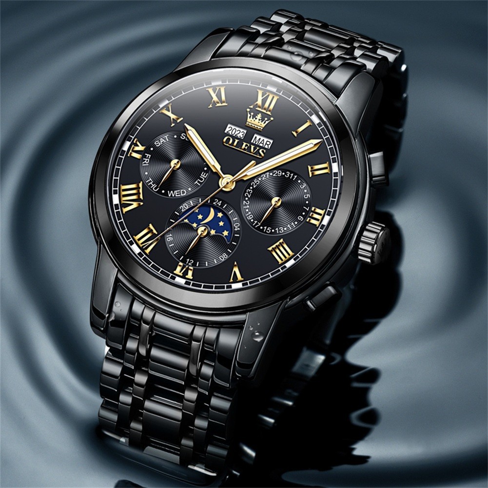 OLEVS 6692 Stylish Multi-functiom Gents Fashion Business Male Mechanical Watch