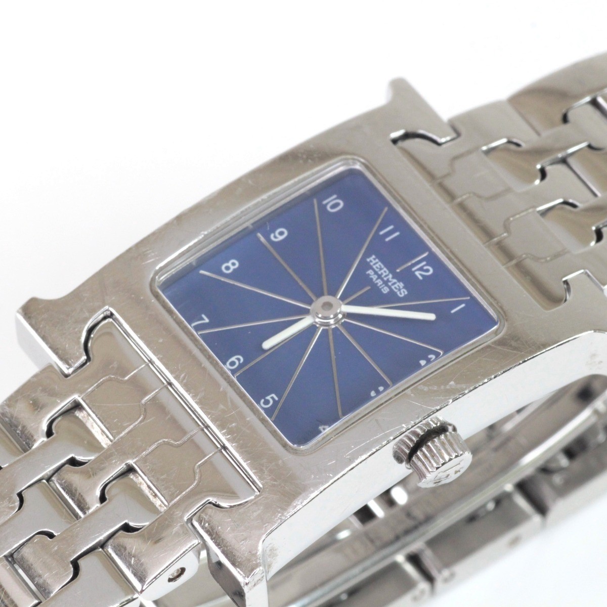 HERMES Hermès H Watch Women Quartz Watch HH1.210 Acceptable