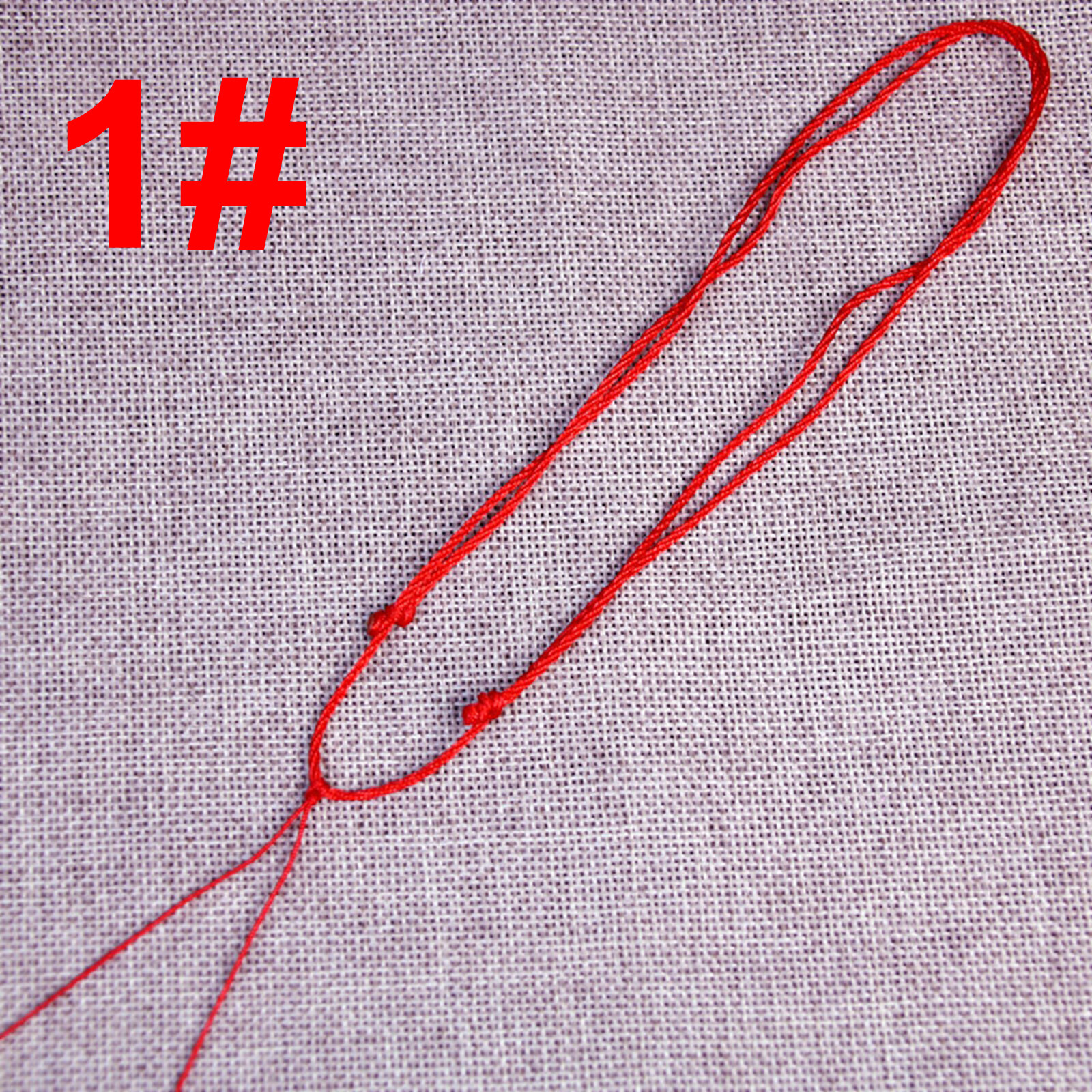 Chinese Silk Thread Hand Knotted Cord String Pendant Necklace Adjustable