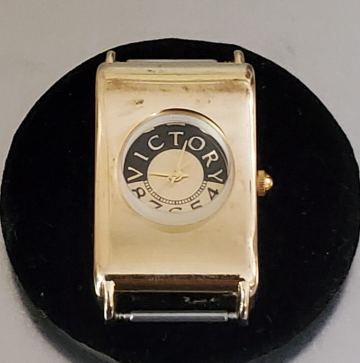 VICTORY Women’s Watch Vintage Analog Quartz Gold Tone No Band Japan 22 mm