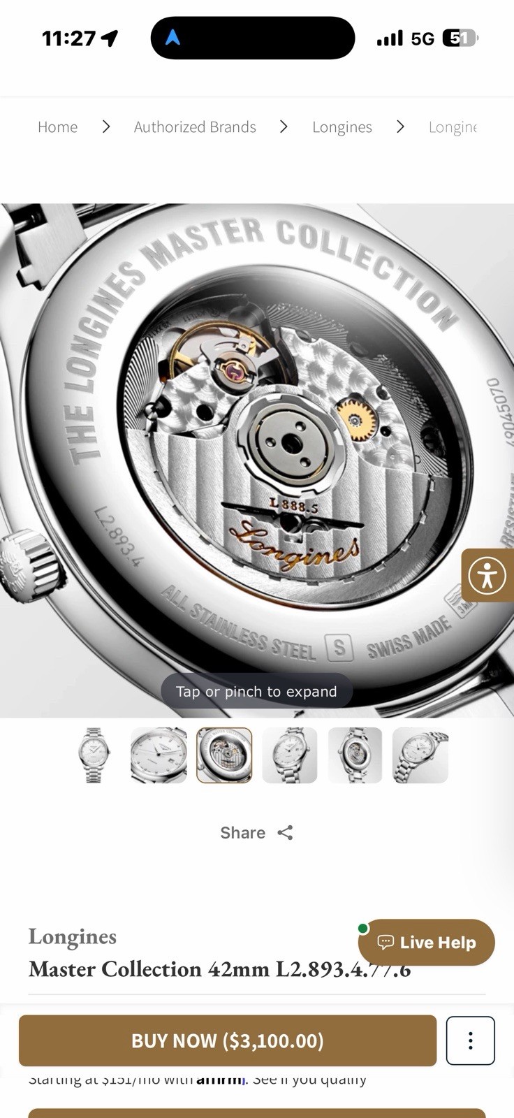 Longines Master Collection Silver Men’s Watch – L2.893.4.77.6
