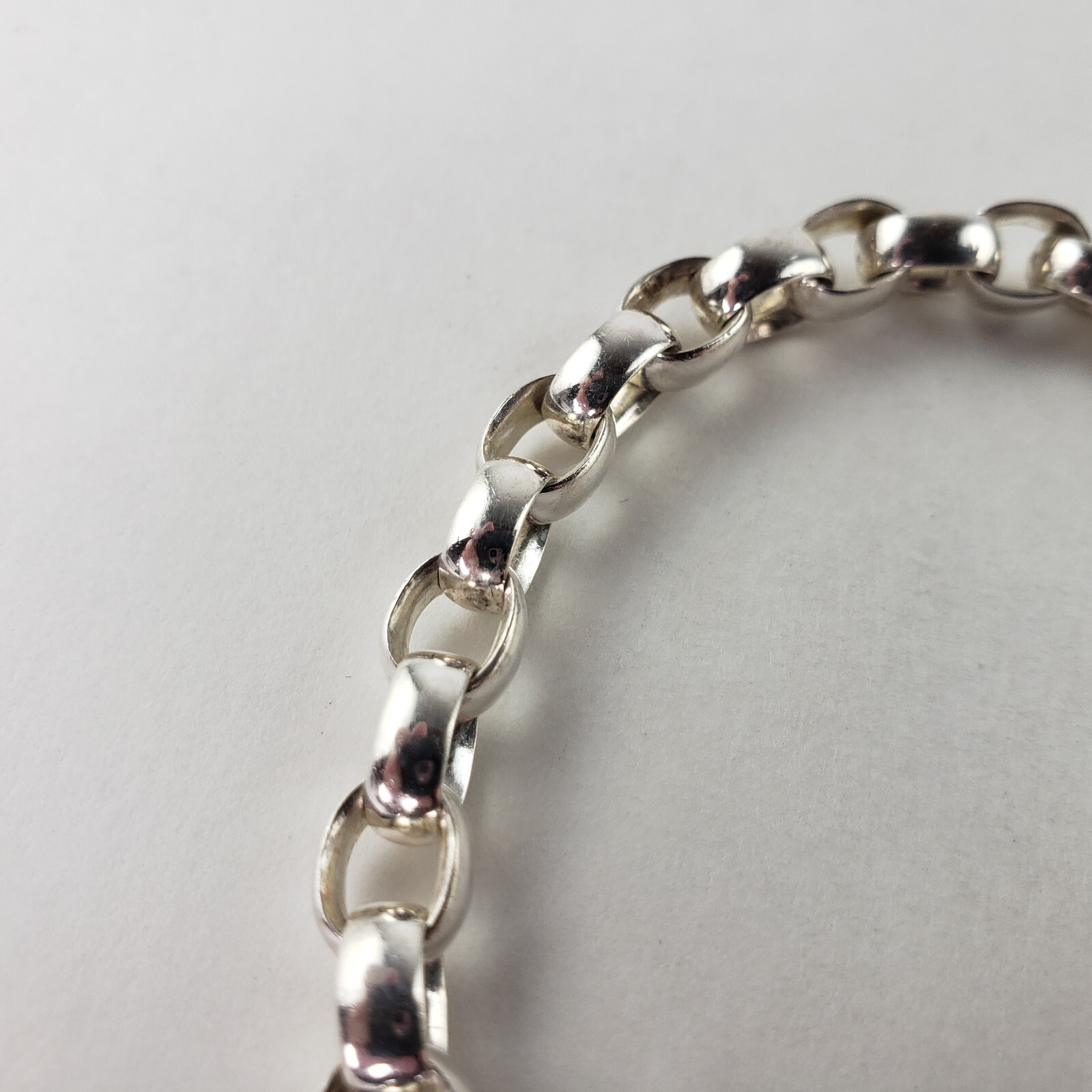 Sterling Silver Tennis Bracelet 9.0-7.5 in 20.3g [7611]