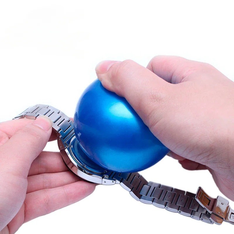 Watch Case Opener Ball 7cm Blue Rubber Friction Ball Repair Tool Portable