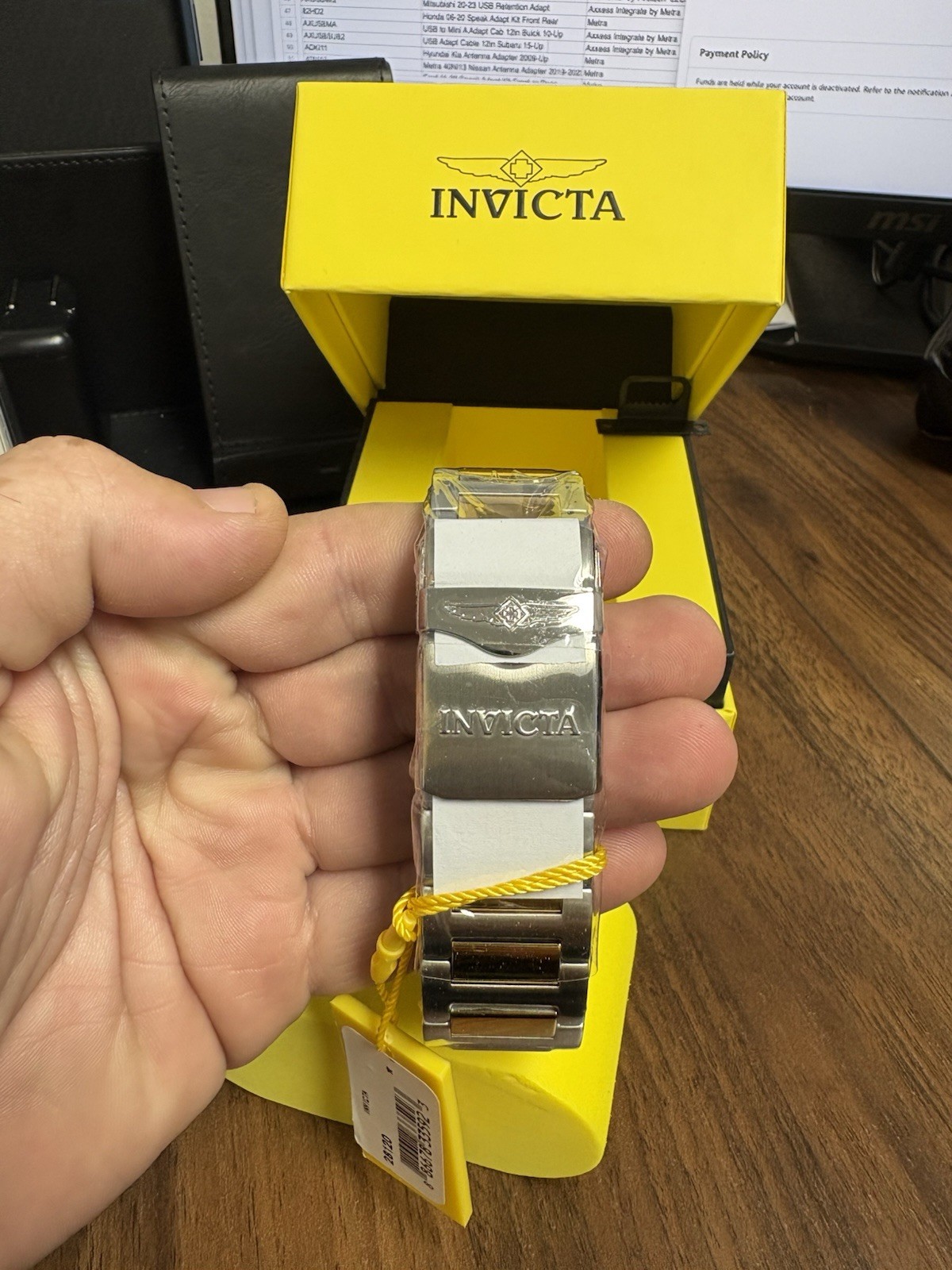 Invicta Aviator Falcon 28120 Men’s Gold & Steel Chronograph 50.5mm Quartz Watch
