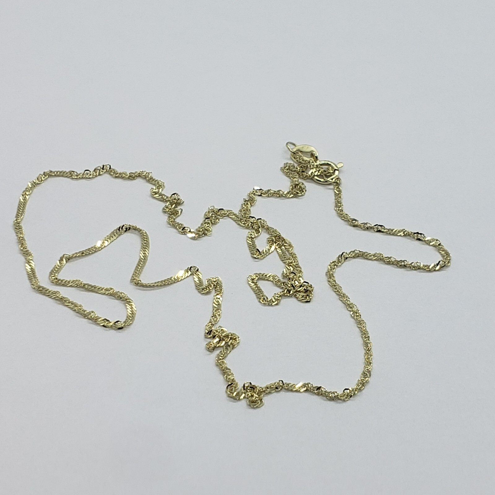 14K Solid Yellow Gold Personalized/Custom Name Pendant with/out Singapore chain
