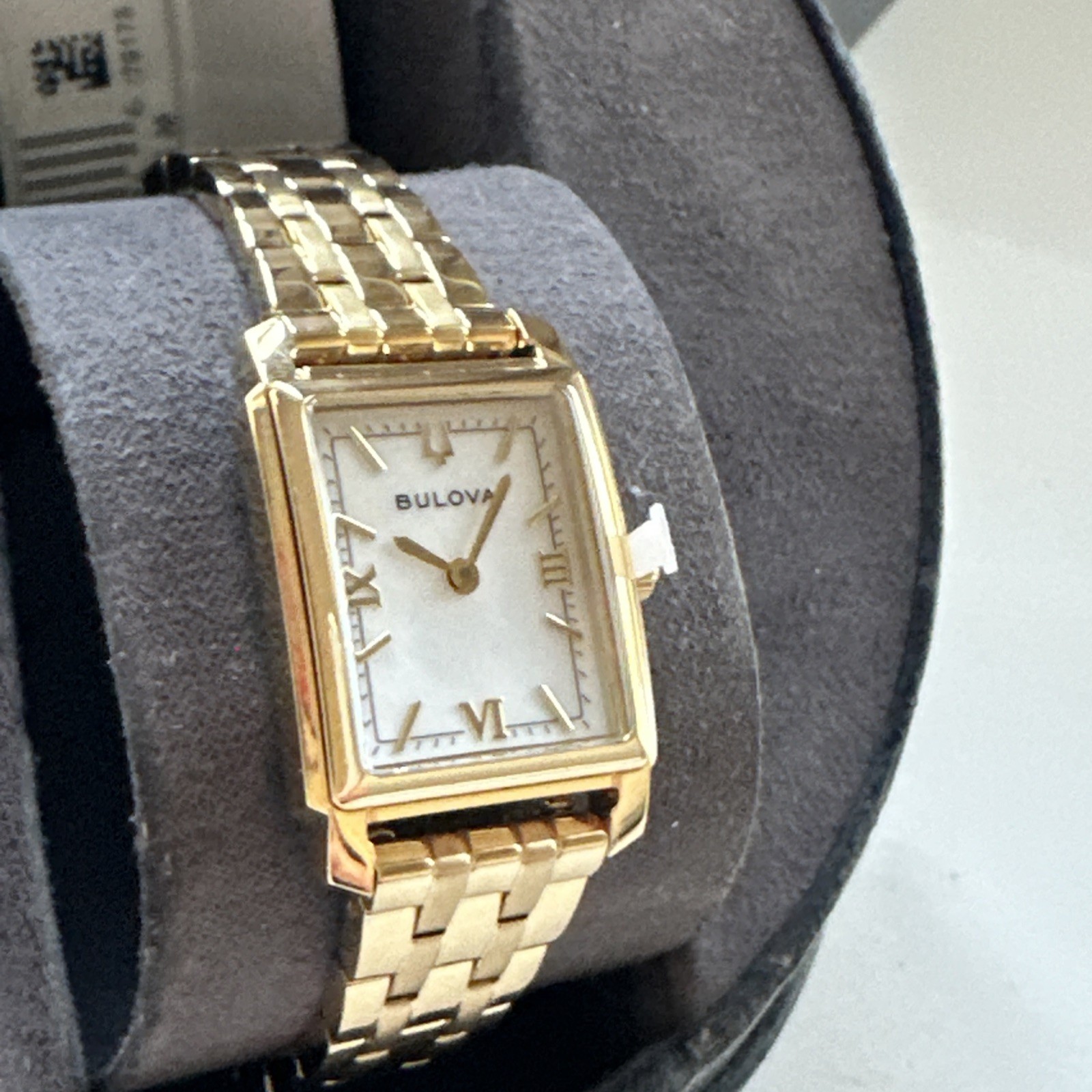 Bulova Women’s Classic Sutton Quartz Gold Stainless Steel Watch 21 MM 97L177