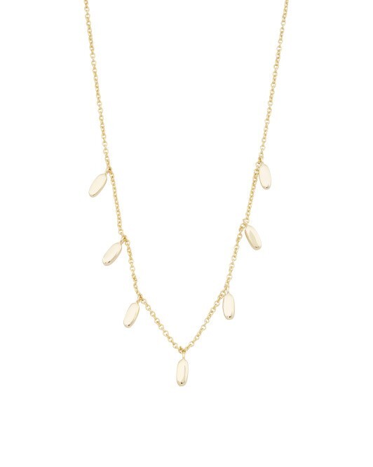 Kendra Scott Jaimee 14k Gold over Brass Delicate Dangle Charm Strand Necklace