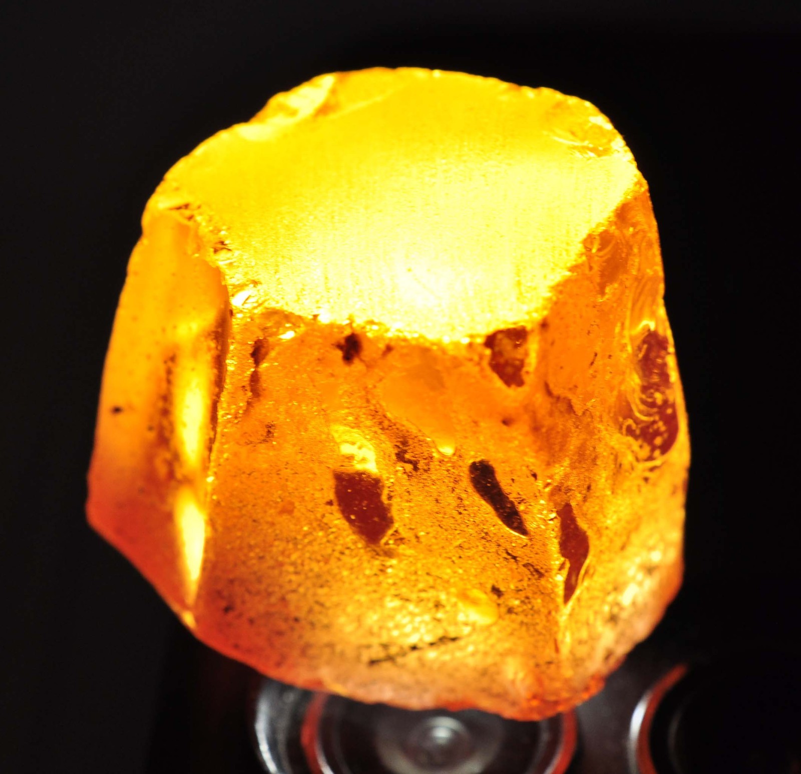 Yellow Raw Zircon 276+ Ct Cambodian Natural Certified Loose Rough Gemstone