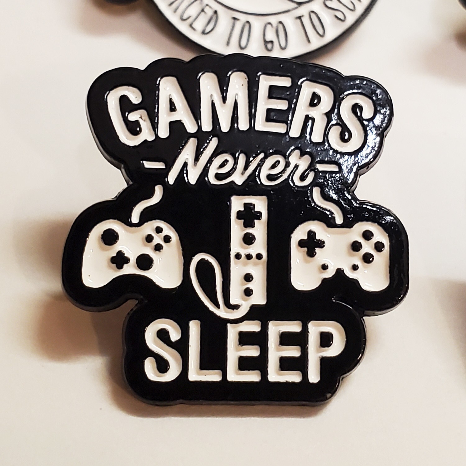 4 video game themed enamel pins – kids gamer gift pin set