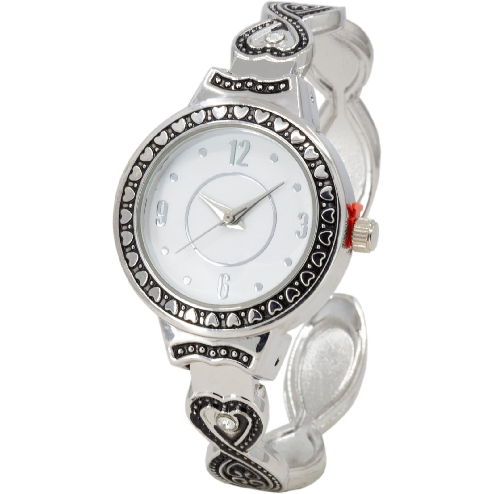 Blekon Women Quartz Analog Cuff Bangle Watch Elegant Everyday Watch, Fits 7-8