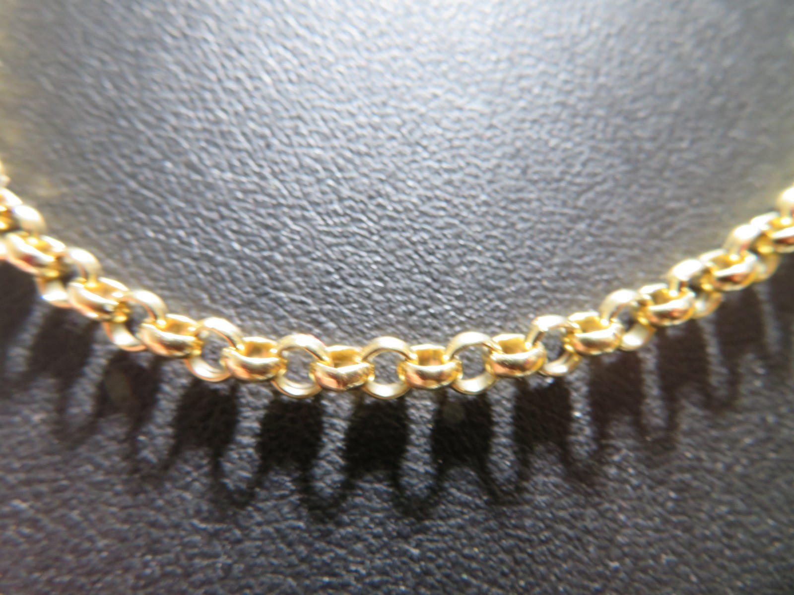 18K YG MILOR O LINK NECKLACE 19″ LONG 3.68 MM THICK 7.00 grams (AI-2646)