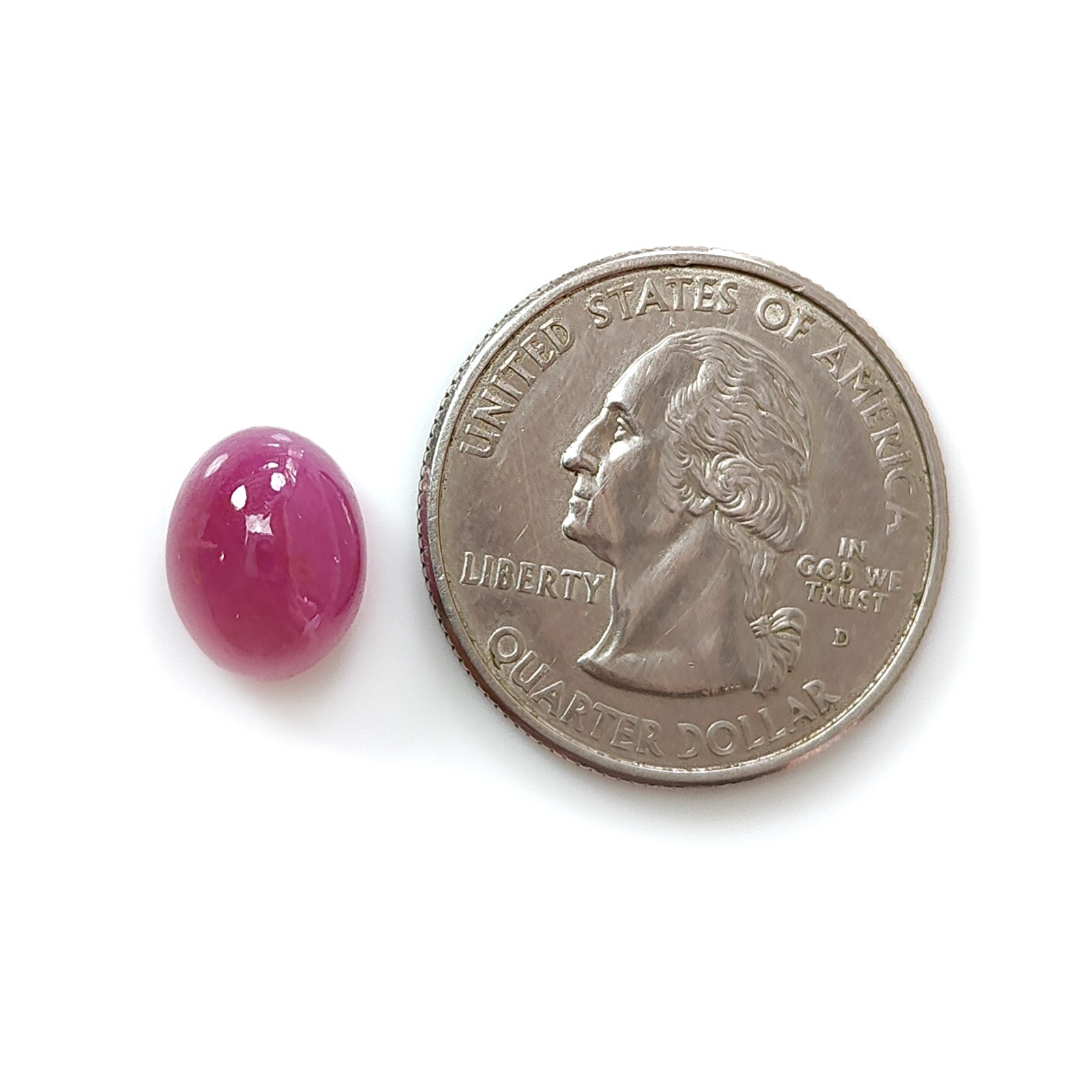 6.45cts Red Ruby Natural Untreated Gemstone Oval Shape Cabochon 11*8.7mm