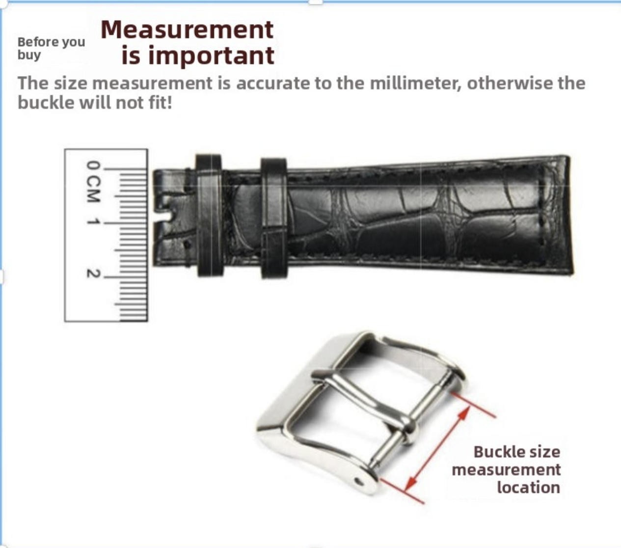 High Quality Stainless Steel Butterfly Clasp Double Press Watch Buckle 18mm 20mm