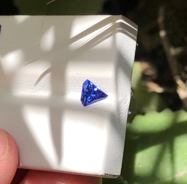 Natural Blue Tanzanite Fancy Cut 5.00 Ct+ Certified Gemstone for Jewelry