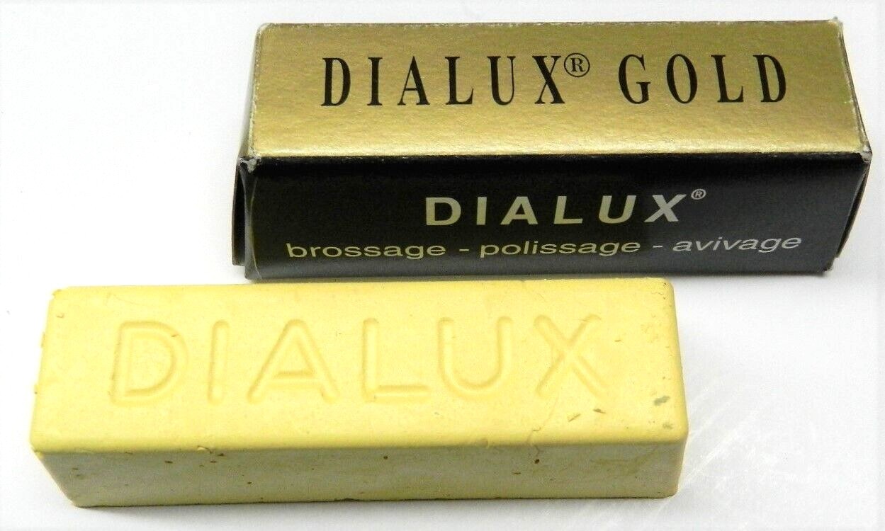 Dialux Gold Polishing Compound Jewelry Rouge Super-Finish Highest Gloss 1 Bar