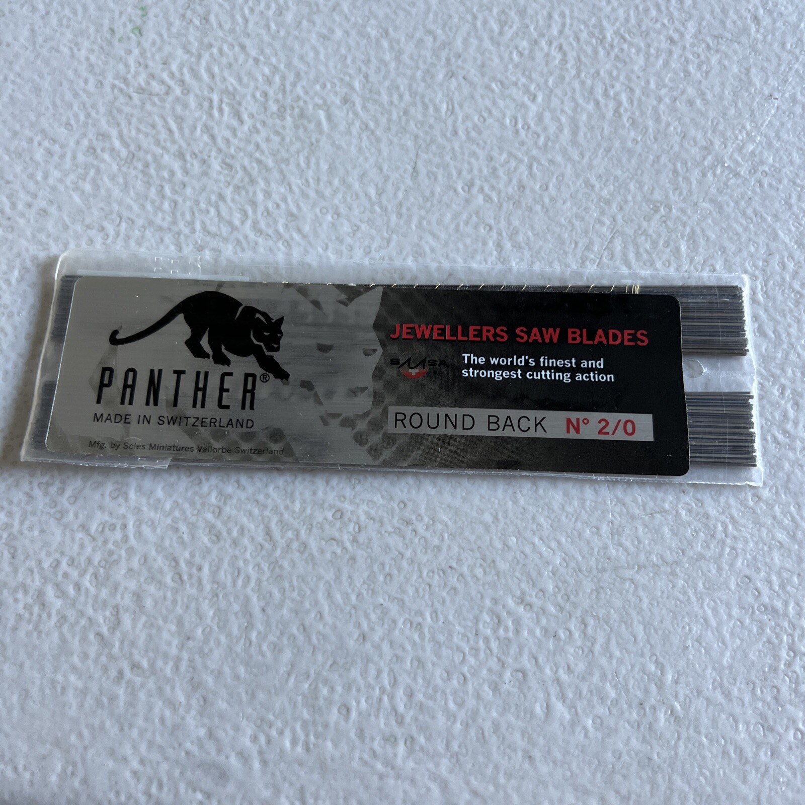 Panther Jewellers Saw blades Size # 2/0 Pack 144 Made In Switzerland