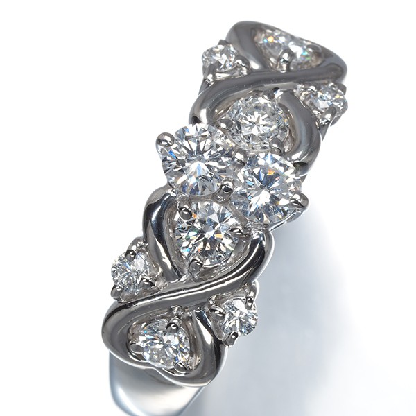 Unbranded Ring Diamond 0.71ct 10P US6-6.25 900 Platinum