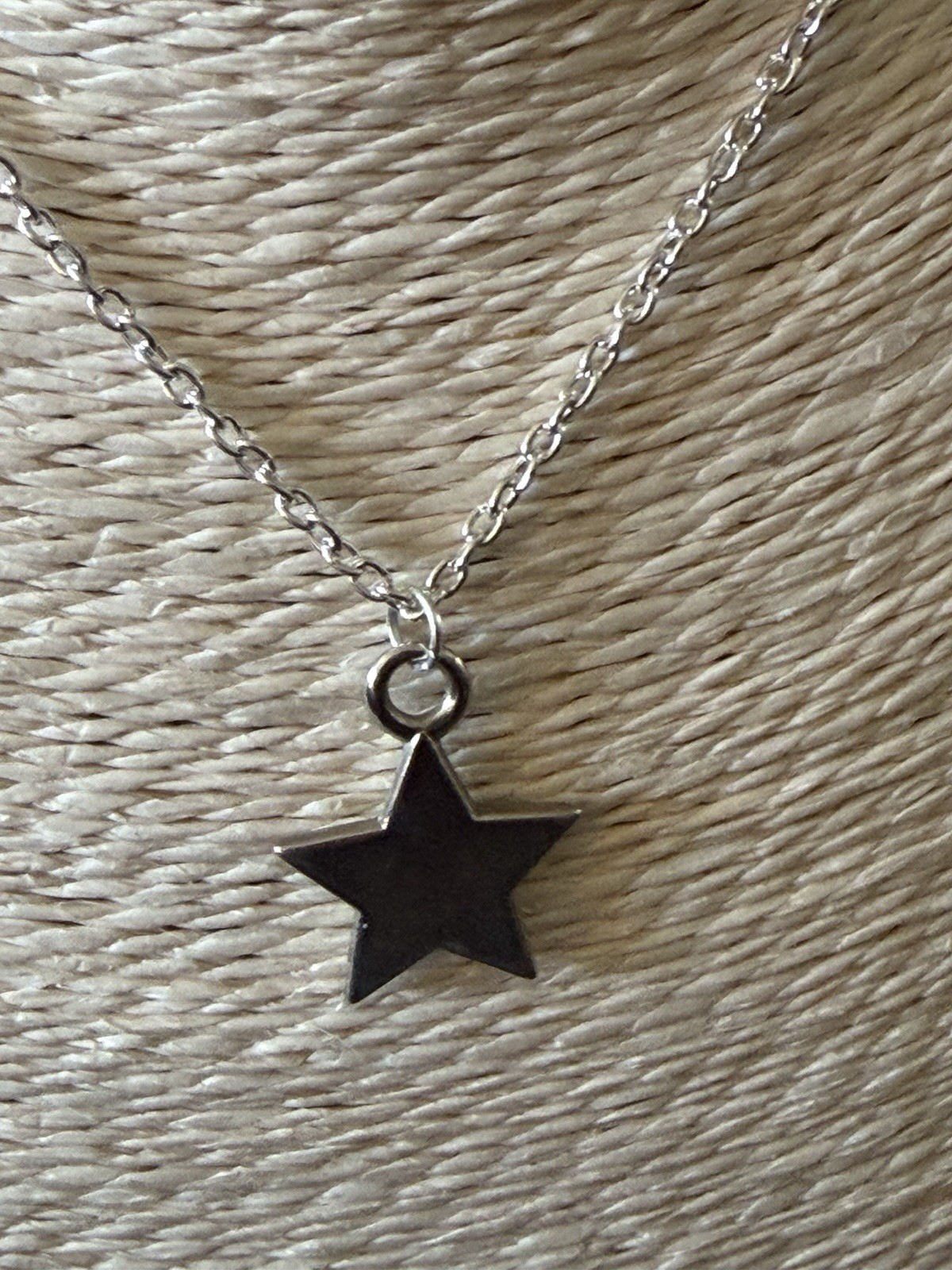 20” 925 Silver Belcher Chain With Star Pendant