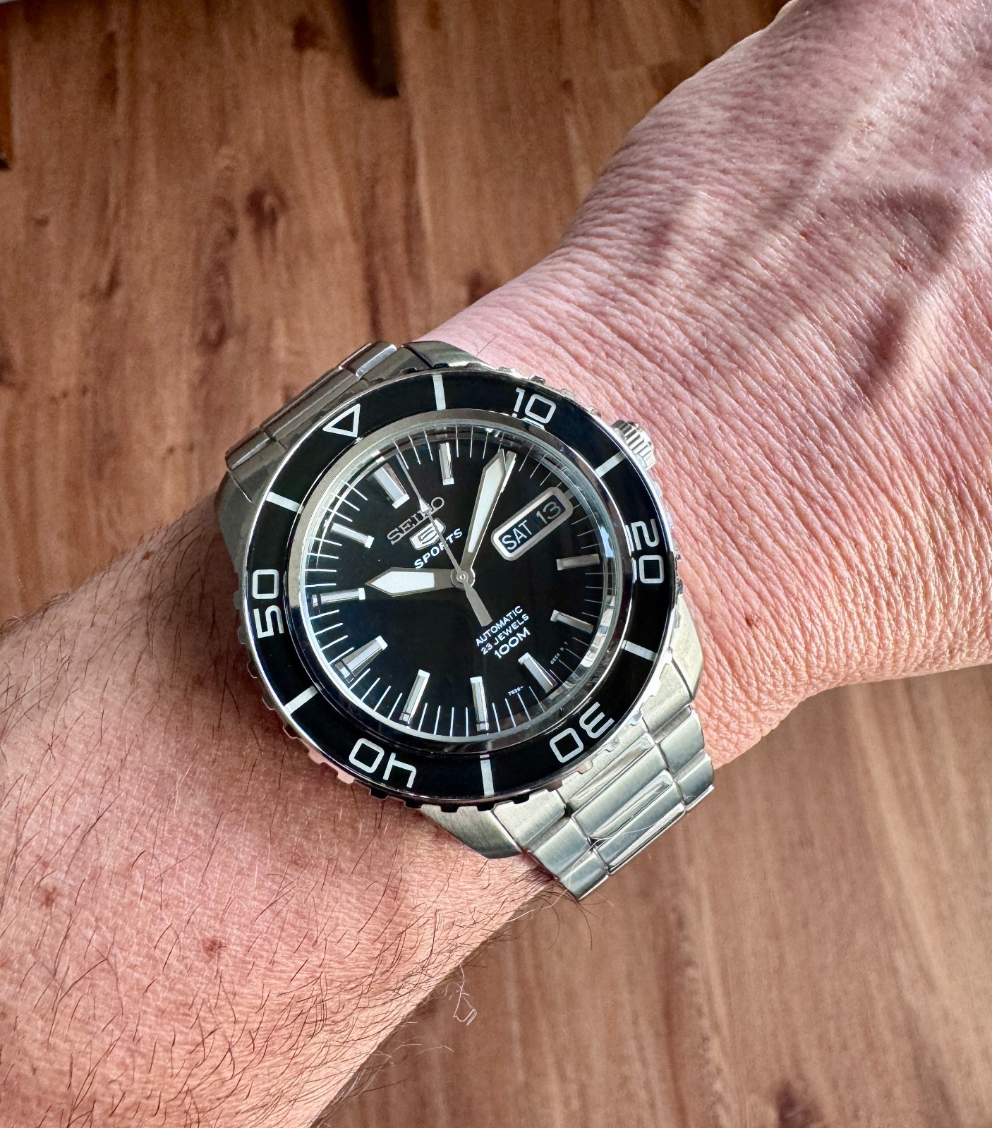 Seiko 5 Sports Fifty-Five Fathoms Watch-SNZH55J -New Unworn (NWOT)-Ships Free