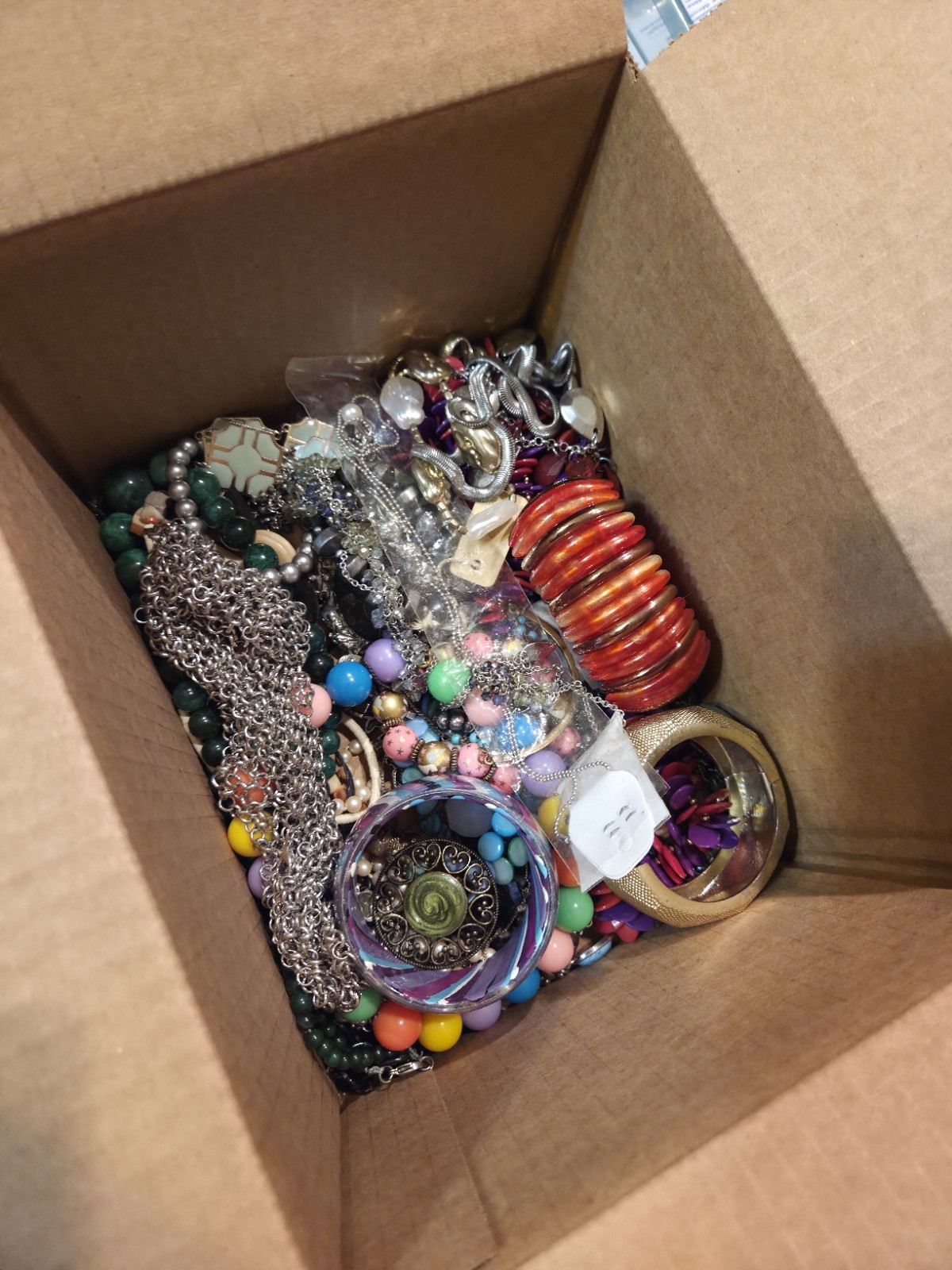 12.8 LBS All Wearable Jewelry Lot Vintage to Modern Necklaces Bracelets