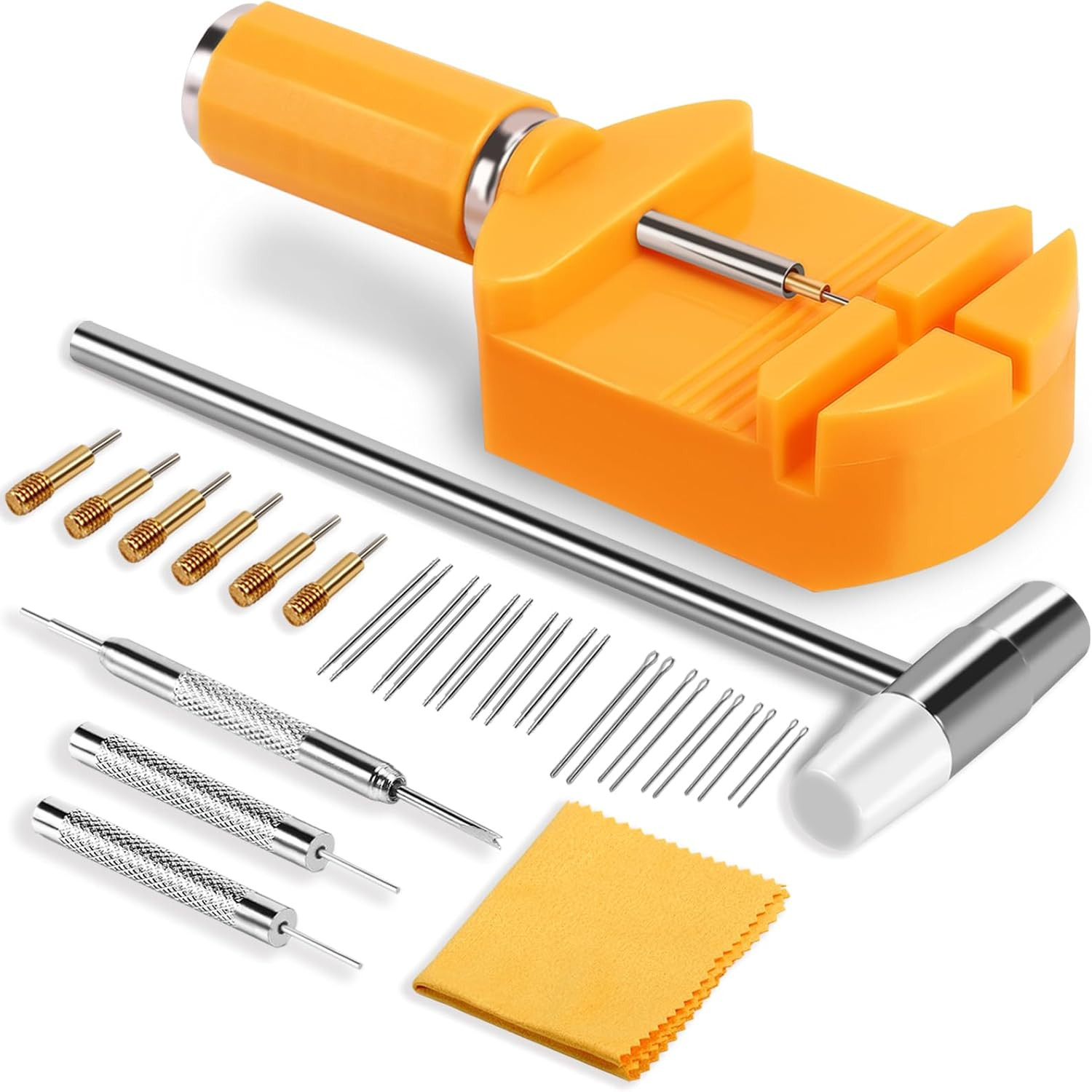 32 Pieces Watch Link Removal Kit，Professional Watch Band Replacement Tool，10 Pcs