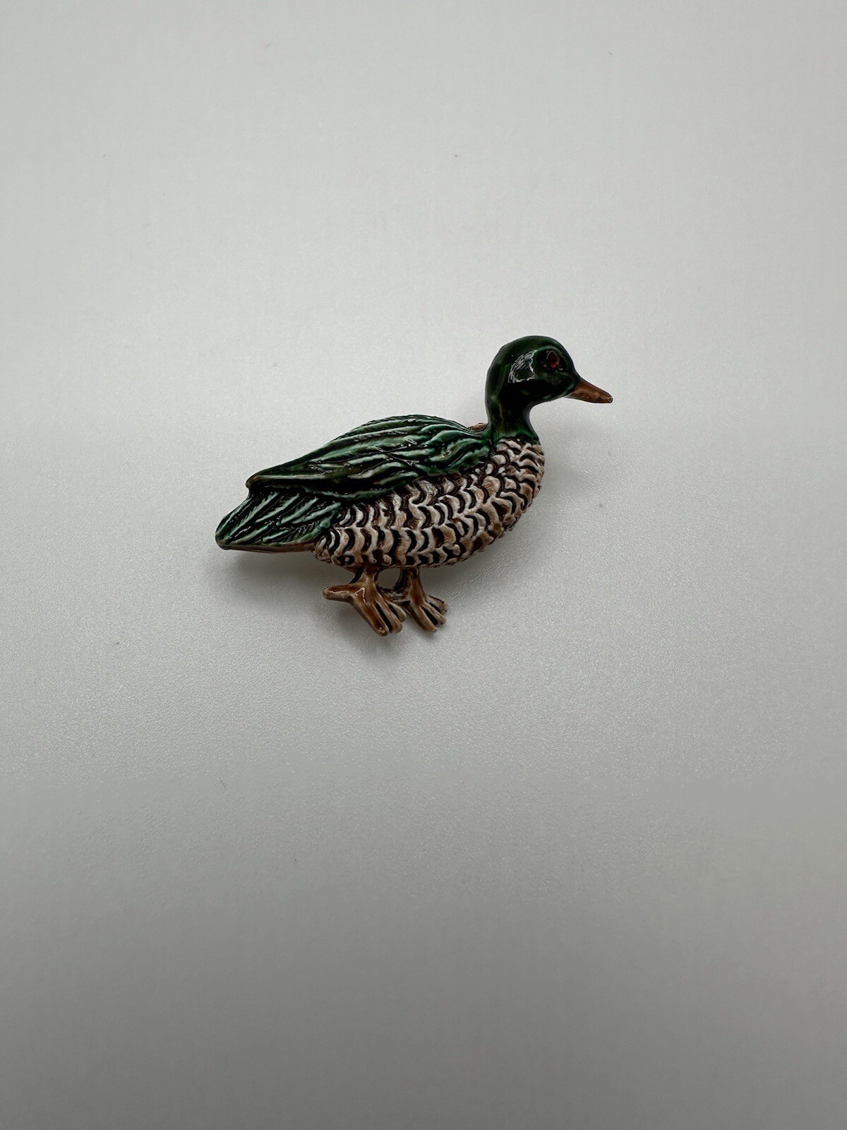 Vintage Gerry’s Duck Painted Brooch Pin 3.6cm BB5