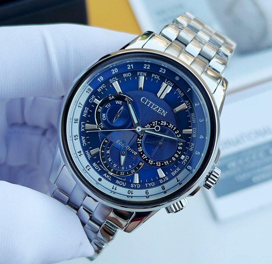 Citizen Eco-Drive Calendrier Stainless Steel Men’s Watch BU2021-51L