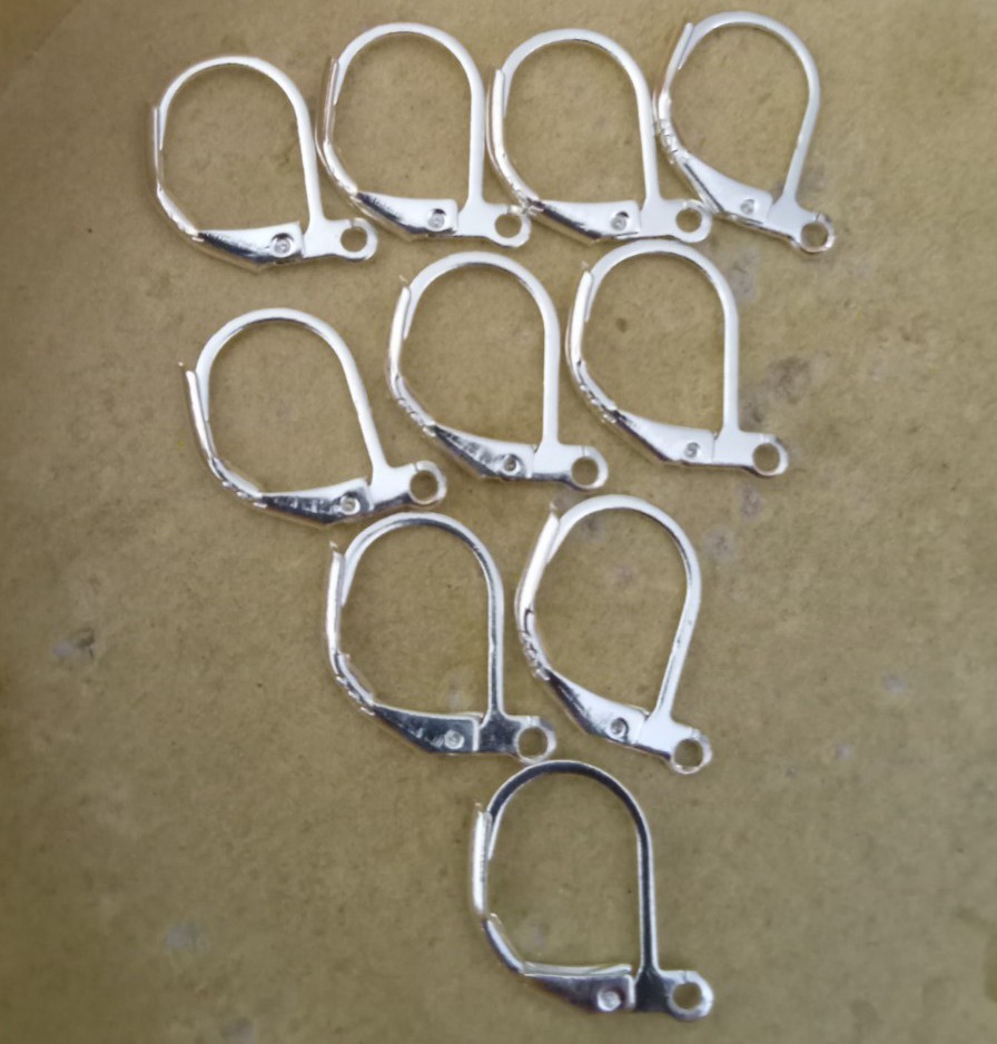 10pcs:5 Pr Lot Stamped 925 Sterling Silver Filled Lever Back Earrings Findings
