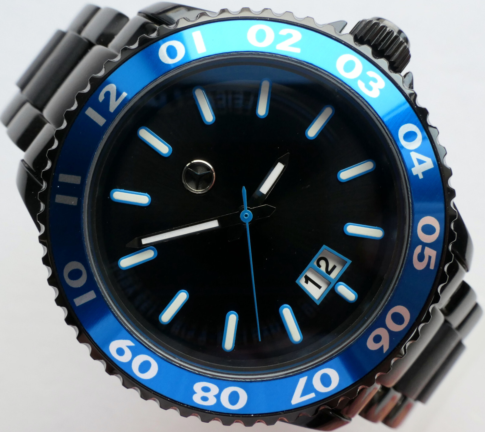 Mercedes Benz Motorsport AMG DTM Racing Black Edition GMT Design Sport Watch