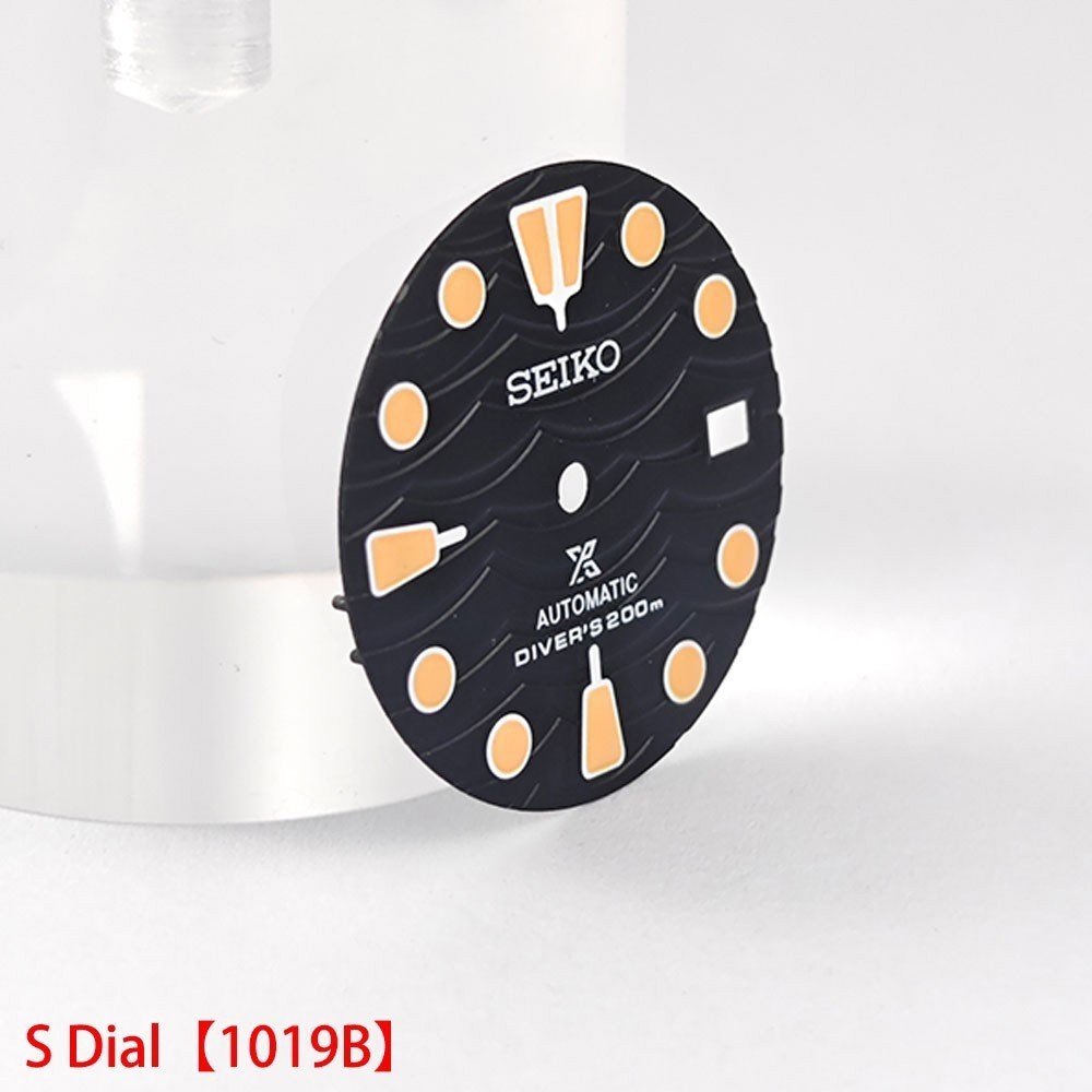 28.5mm Watch Dial Green Luminous Fit NH35 NH36 Movement Watches Faces