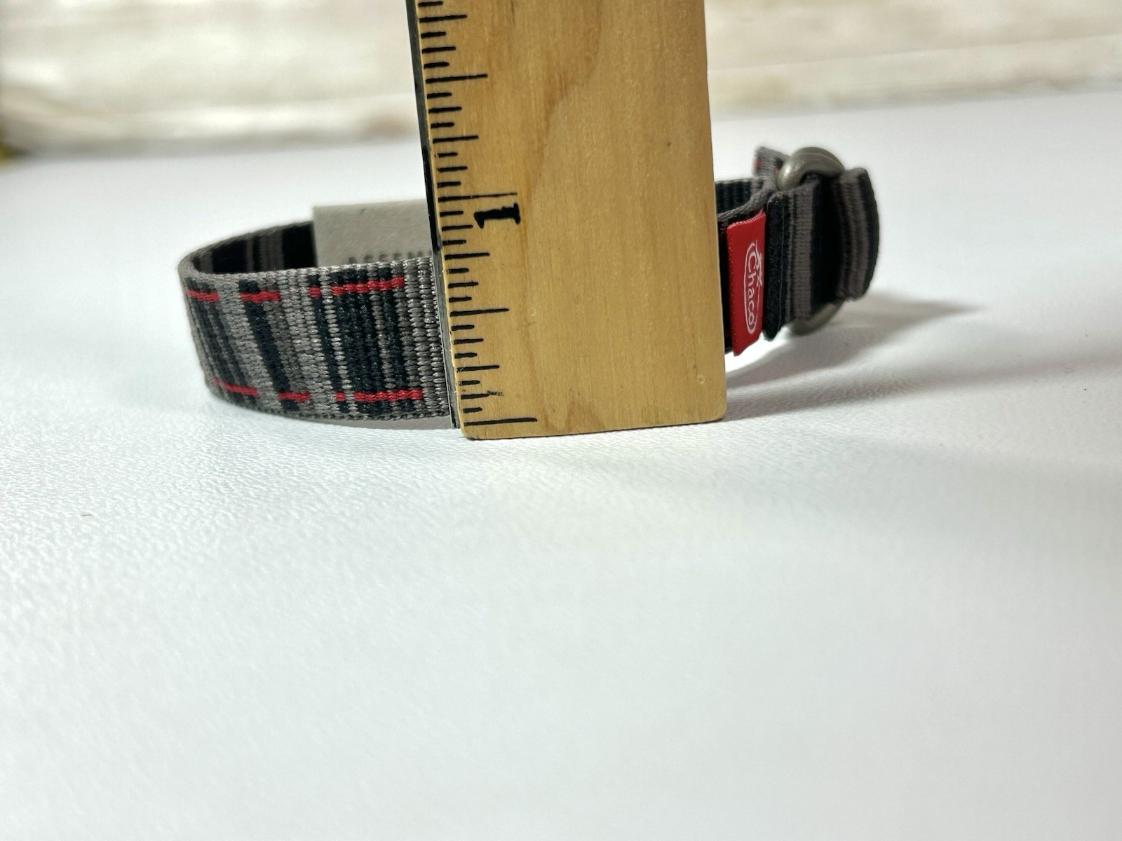 Chaco Z Band Bracelet Lazo Gray Red Adjustable NWT Outdoor