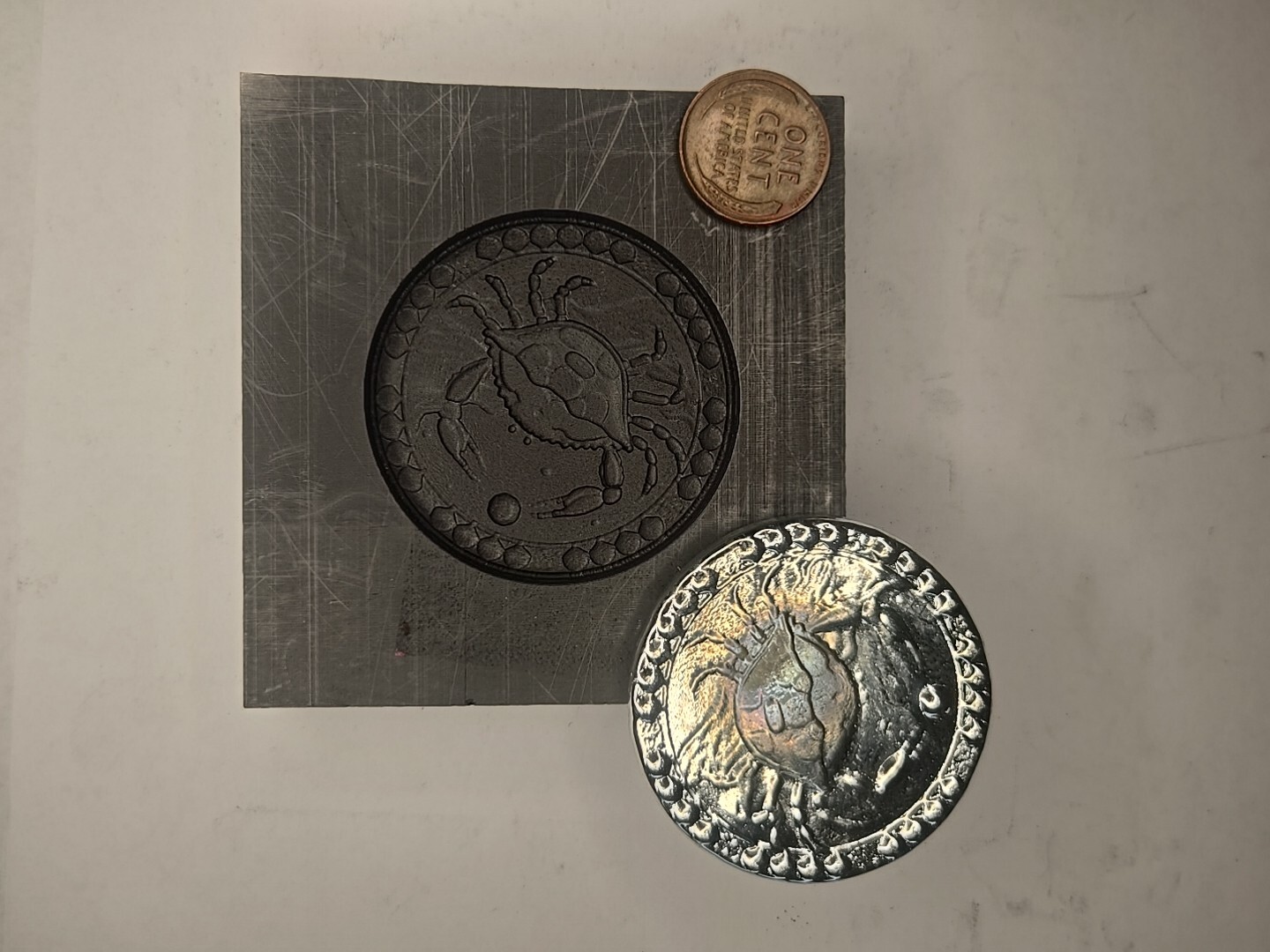 Crab 3D Graphite Ingot Mold for Gold Silver Copper Casting Refining