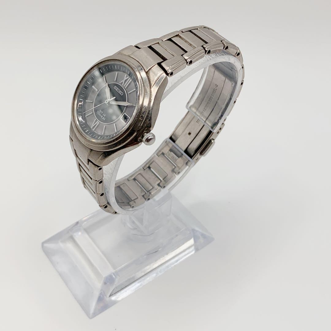 [Working Condition] SEIKO Titanium Women’s Watch, Solar Powered, Lightweight